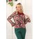 Female blouse, size 44, burgundy color