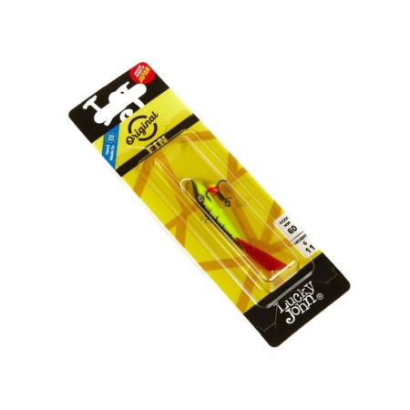 Balancir Lucky John Fin 4 + tee, 6 cm, color 31rt blister-6