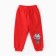 Pants children, red color, height 80 cm