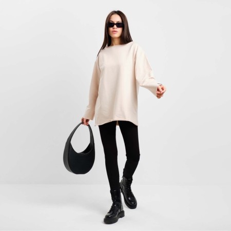Jumper (longshilv) female mist, size L-XL Beige color-5