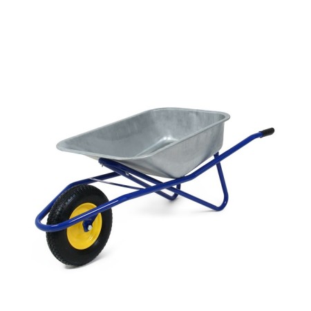 Construction wheelbarrow, single -wheeled: cargo/p 180 kg, volume of 100 liters
