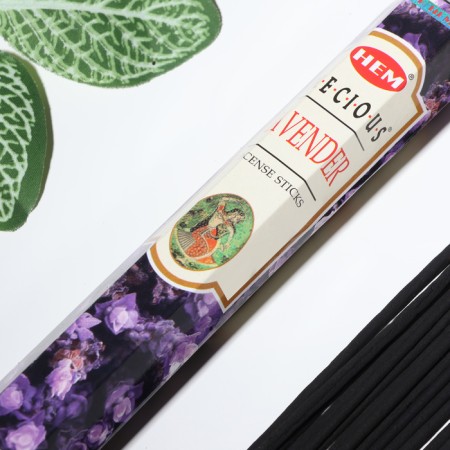 Incense hem "Precious lavender. Precious lavender", 20 wands in packaging, hexagon-1
