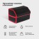 Organizer COFR in the trunk of a car, bag, EVA material, 50 cm, red kant