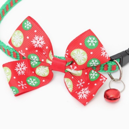 Collar "gifts", 30 x 1 cm, kapron, red-3