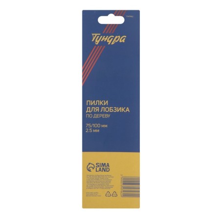 Files for tundra jigsaws, on wood, clean straight cut, HCS, 75/100 x 2.5 mm, 2 pcs.-4