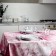 Steenova Home Kamilla tablecloth, size 145x180 cm, pink color