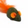 Mouse for cats made of pressed cat mint with a tail of feathers, 5 cm