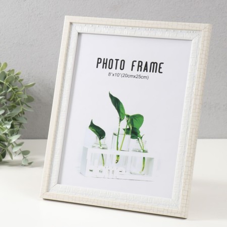 Photo frame plastic 20x25 cm "Double. White brick" 29x24x1.4 cm-1