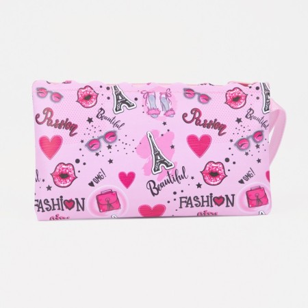 Lightning cosmetic bag, pink color-1