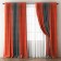 Kirsten curtain set, size 170 x 270 cm, terracott / wet asphalt