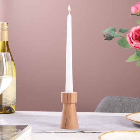 Candlestick, model No. 11, 5.6 x 10 cm, beech