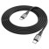 Hoco X92, Type-C cable-Type-s, 3 a, 3 m, silicone braid, black