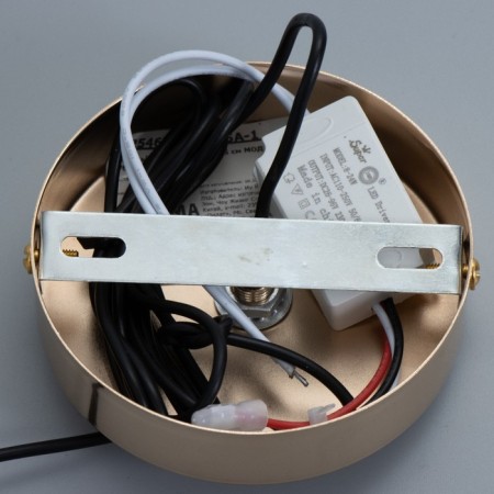 Lamp Bayerlux "Alto" LED 10W gold 9x9x45 cm-9