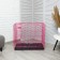 A cell with a hatch for dogs and cats, 85 x 60 x 70 cm, pink