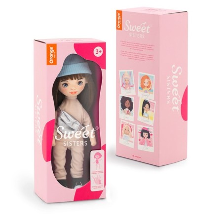 Sophie soft doll “In a beige tracksuit”, 32 cm, series: Sports style-1