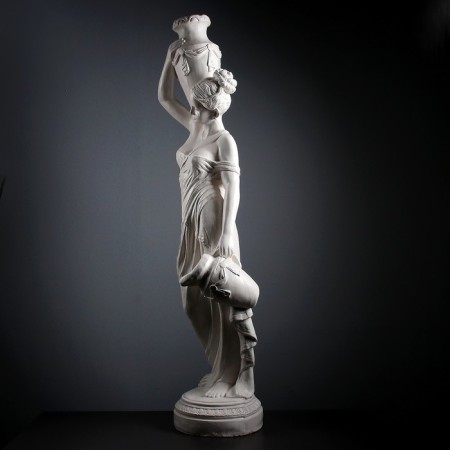 Figure "Girl with a jug" White, 140cm-1