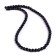 Beads made of natural stone "Black Agat" set 60 pcs., Size 1 pc. - 6 mm