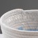 Kashpo wicker "Namibia", 21.5x21.5x18.8 cm, natural, blue, white