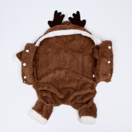 New Year's costume "Deer", XS (DS 16, OG 27 cm), brown-7