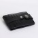 Male purse on a magnet, black color