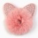 Hair gum fluffy with ears "cutie", 1 x6 x 8 cm