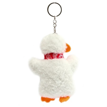 Soft toy "Duck" on a key fob, 11 cm-2