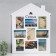 Multi -family "Family" collage in 9 photos 10x15 cm, white