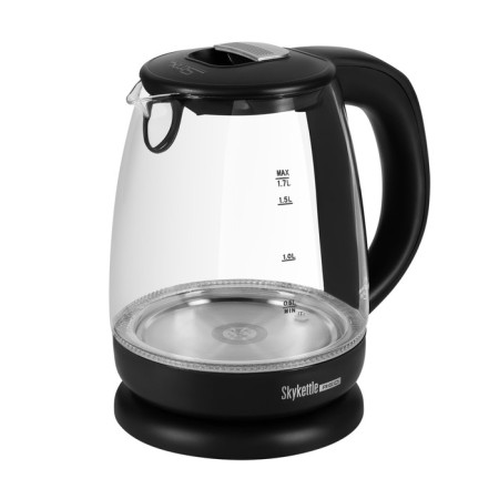 Electric kettle Red Skykettle RK-G210S, glass, 1.7 l, 2200 watts, black-1