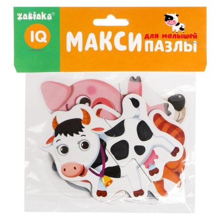 Maxi puzzles "animals on the farm", in the package-4
