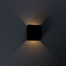 Фасадный светильник Arte Lamp Algol A1445AL-1BK, LED, 2 Вт, 5.2х12х12 см, 170 Лм, чёрный