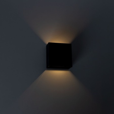 Facade lamp Arte Lamp Algol A1445al-1BK, LED, 2 W, 5.2x12x12 cm, 170 lm, black