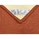 ARTI bedspread, size 210x230 cm, Terracotta color