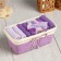 A set of terry decorative napkins Ethel Beautiful, 30 × 30 cm - 8 pcs, lilac, 100% cotton