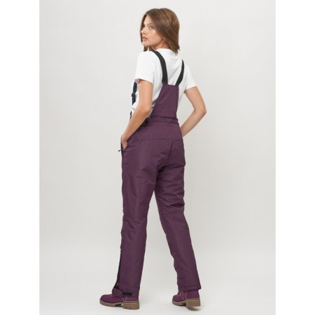 Ski-loving pants, size 58, dark purple color-5