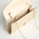 Female bag on a magnet, beige color