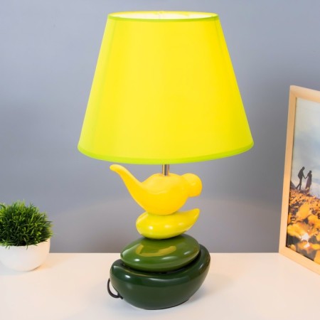 Bullet "Bird" E14 40W yellow-green 28x28x47 cm Risalux-1