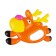 A set of rattles "deer and bird", 2 pcs, crumb me