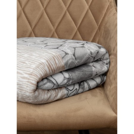 Texrepublic blanket, size 180x200 cm, gray color-2