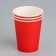 Paper glass "red" 250 ml, diameter 80 mm