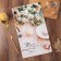 Kitchen towel "peonies" 40x73 cm, 100% HL, sarzha 190 g/m2