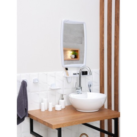 Bathroom set, color white marble-3