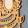Moars with a photo "I love sports!" yellow color, 47x27.5 cm