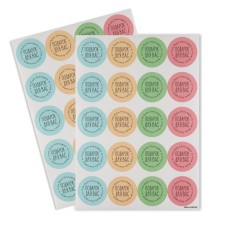A set of stickers for business 