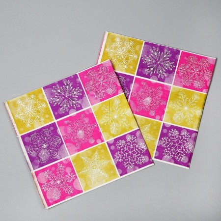 Paper “snowflakes” napkins, in a set of 20 pcs.