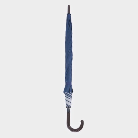 Umbrella - semi -automatic cane "plain", 8 spokes, r = 61 cm, blue color-7