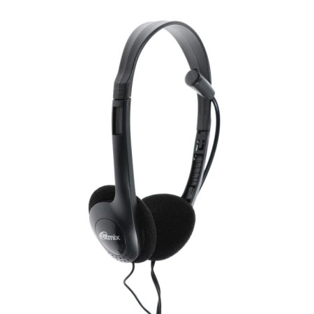 Ritmix RH-512M headphones, computer, microphone, 105 dB, 16 Ohm, 3.5 mm, 1.8 m, black-1