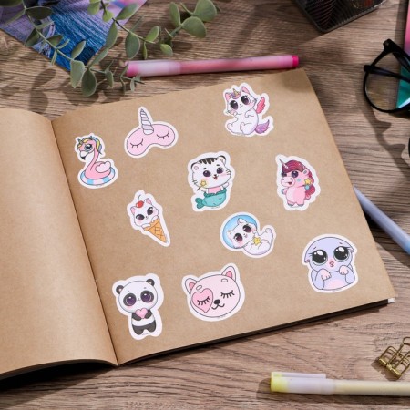 A set of paper stickers "Characters", 10 pcs-2