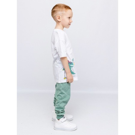 Children's kit: T -shirt, trousers, height 128 cm-1