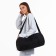 Road bag with lightning, external pocket, suitcase holder, long belt, black color