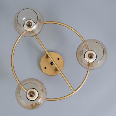 Sicily chandelier 3x60W E27 gold 49x49x25.5cm-3